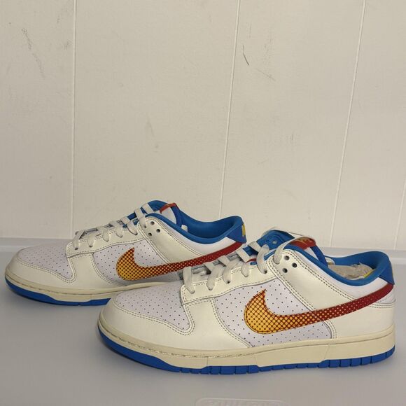 New Nike Dunk Low Retro SE Harlem HQ3613-133 Sail University Red Men's Size 10 - Picture 6 of 16